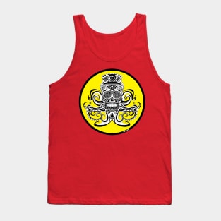 crazy captain pirate of death ecopop Tank Top